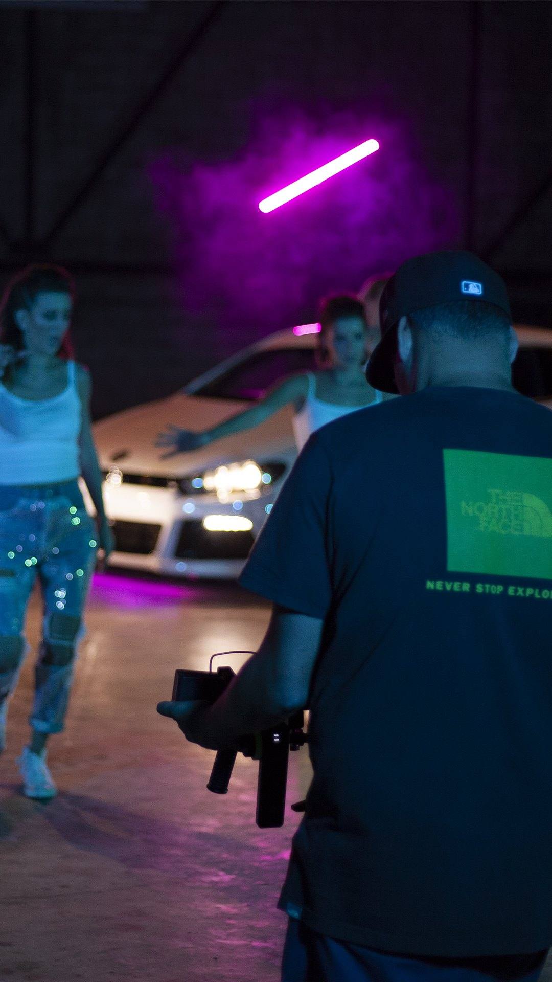 KAMC caméra à l'épaule pendant un tournage